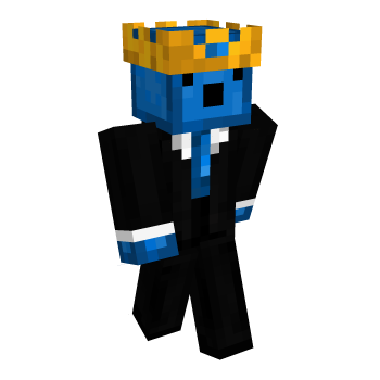 King Blue Minecraft Skin