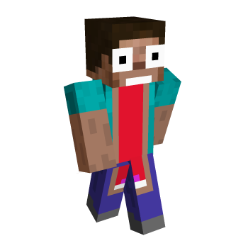 Steve Crazy Minecraft Skin
