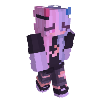 Long Hair Minecraft Skin