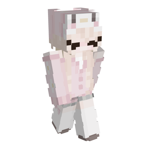 Cute White Minecraft Skin - Laby