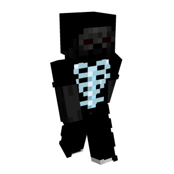 Skeleton Cursed Minecraft Skin