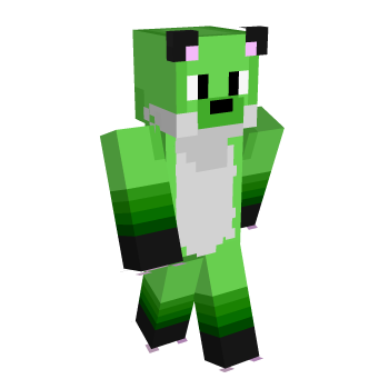 Wolf Green Minecraft Skin