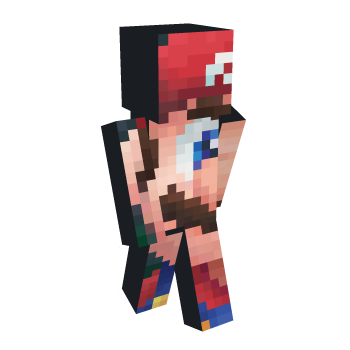 Mario Face Minecraft Skin
