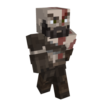 Red Creepy Minecraft Skin