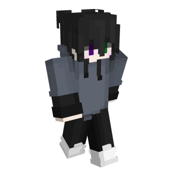 Sweater Black Hair Minecraft Skin