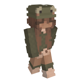 Frog Long sleeves Minecraft Skin