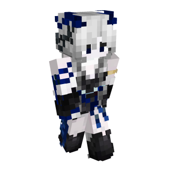 Dress Blue Minecraft Skin