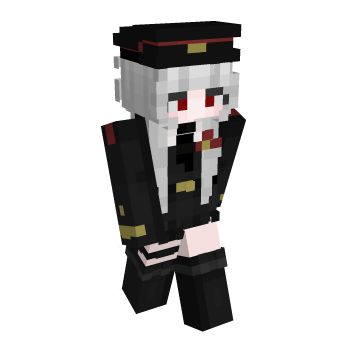 Creepy Red Minecraft Skin