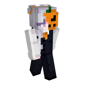 Purple Eyes Cute Minecraft Skin