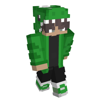 Green Dinosaur Minecraft Skin