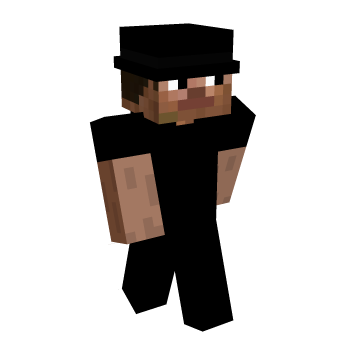 Black Hat Minecraft Skin