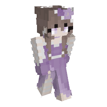 purple dress minecraft skin fairy purple dress