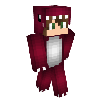 Red Maroon Minecraft Skin