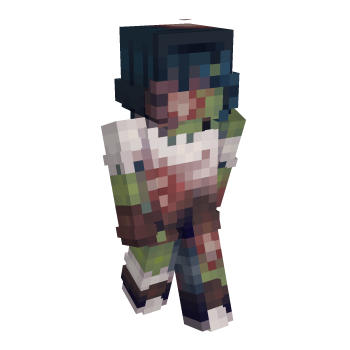 Rippedclothes Zombie Minecraft Skin