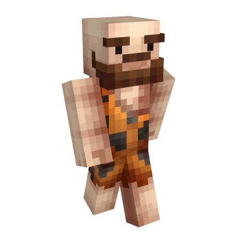 Caveman Beard Minecraft Skin