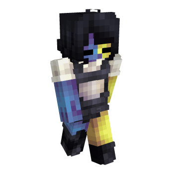 Female Hair Black Minecraft Skin