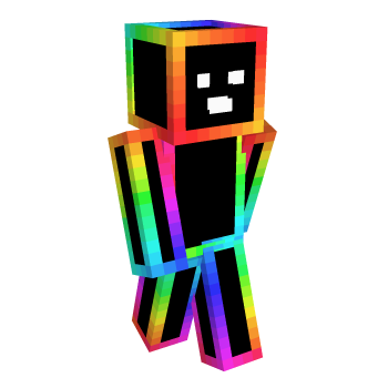 Blob Neon Minecraft Skin