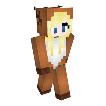 Hair Christmas Minecraft Skin