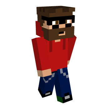 Hipster Beard Minecraft Skin
