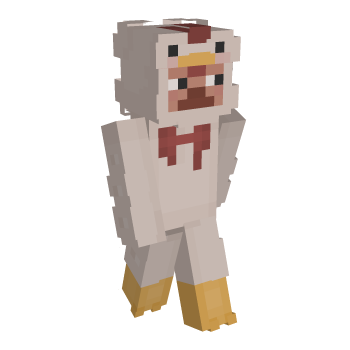Steve Chicken Minecraft Skin