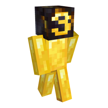 Number Font Gilded Blackstone Minecraft Skin