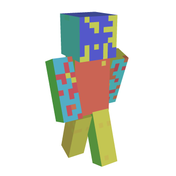 Colorful Minecraft Skin