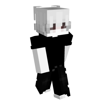 White Hair Minecraft Skin