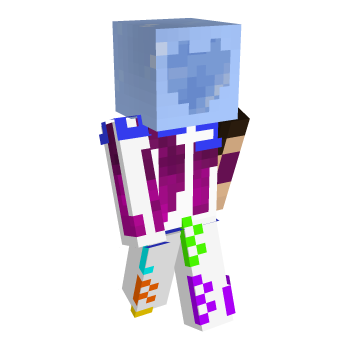 Valentines Font Ice Minecraft Skin