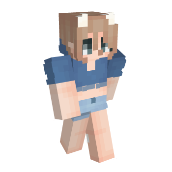Skirt Horns Minecraft Skin