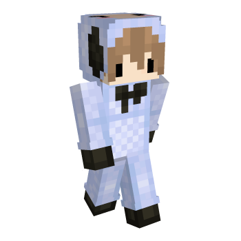 Cute Blue Minecraft Skin