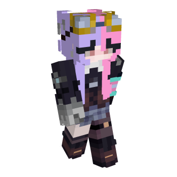 Girl Glasses Minecraft Skin