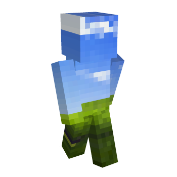 Blue Gradient Minecraft Skin
