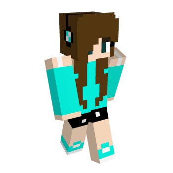 Headphones Hipster Minecraft Skin