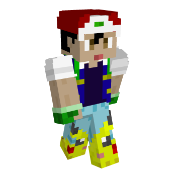 Pikachu Anime Minecraft Skin