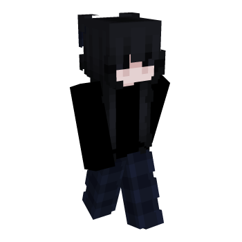 Brunette Egirl Minecraft Skin
