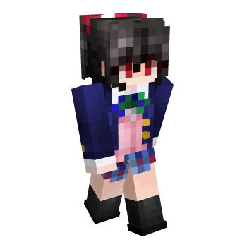 Anime Black Hair Minecraft Skin