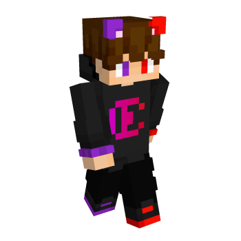 Red Purple Minecraft Skin