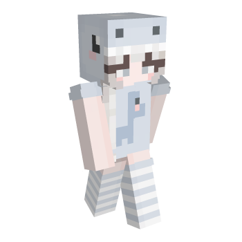 Cute Blue Minecraft Skin