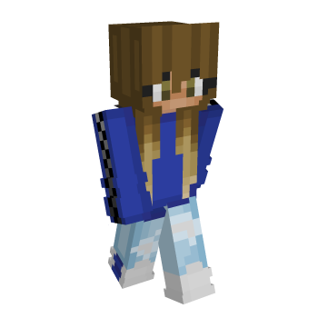 Cute Blue Minecraft Skin
