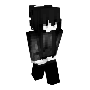 Black Dark Minecraft Skin