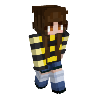 Girl Brown Hair Minecraft Skin
