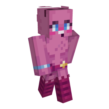 Pink Robot Minecraft Skin