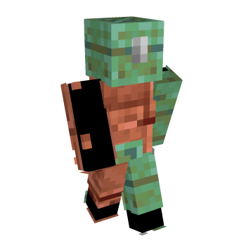 Metal Decaying Inorganic Minecraft Skin