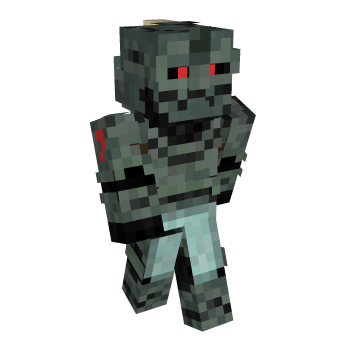 Knight Red Eyes Minecraft Skin