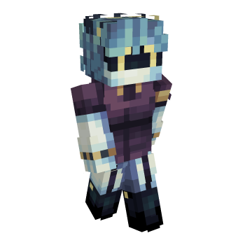 Hair Gray Ribbon Minecraft Skin