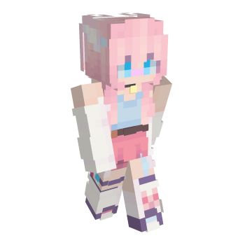 Pink Girl Minecraft Skin