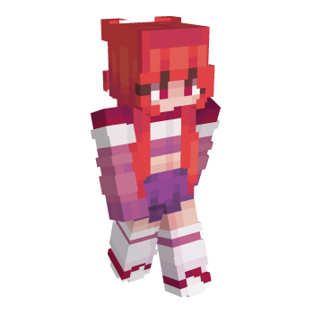 Red Girl Minecraft Skin