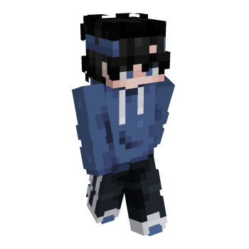 Blue Skull Minecraft Skin - Laby