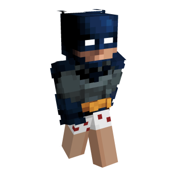 Batman Blue Minecraft Skin