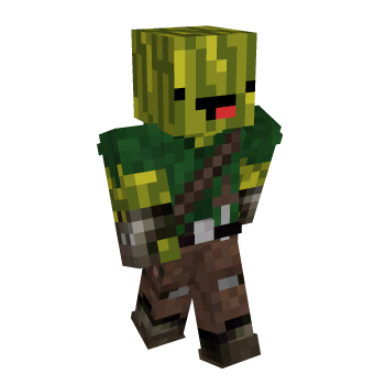 Watermelon Adventurer Minecraft Skin